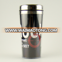 advertising auto cup color changing travel mug stainless steel - plastic mug for wholesale