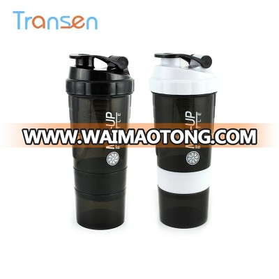 2019 Custom Logo 600ml Sports Gym Plastic Water Shaker Protein Bottle