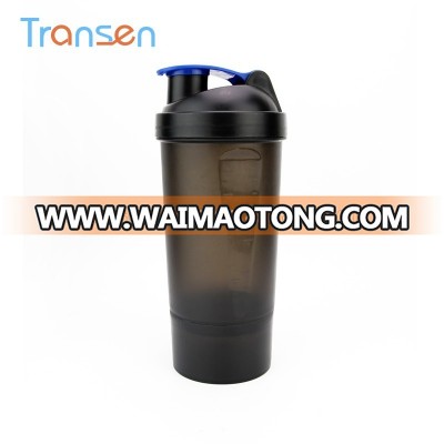 Zhejiang wholesales BPA Free protein shaker water bottle custom gym sports shaker water bottle with storage box